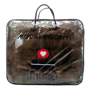 Koc 160 x 200 Akrylowy Jednolity Ciepły Yasemin 03