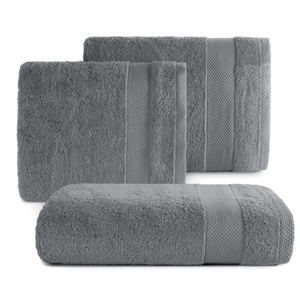 Towel 50 x 90 Bath Frotte Lorita 04 Steel