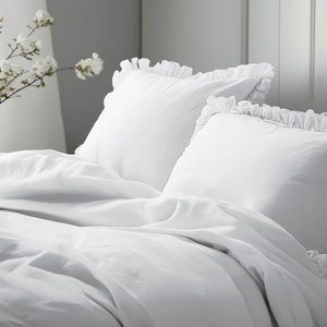 Pościel 160 x 200 3cz Bawełna Pure Z Falbaną 01