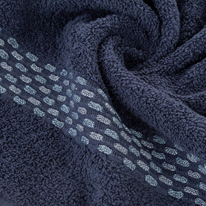 70 x 140 Terry Bath Towel Riva 07 Navy Blue