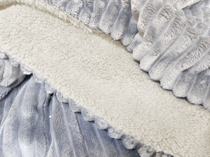 Double Sided Capri Grey / Cream Bedspread 200x220