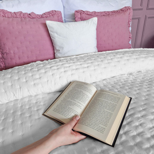 Narzuta 70 x 160 Pikowana Z Falbaną Celia 01