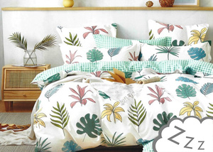 Cotton Satin Bedding No. A1428 200x220NP 3 parts