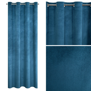 Curtain 140 x 250 Decorative Velvet Milo Pomegranate