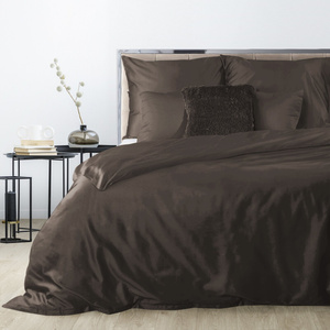 Bedding 160 x 200 3pc Satin Nova3 Brown