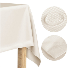 Obrus 140x220 Plamoodporny Klasyczny Elegant Krem