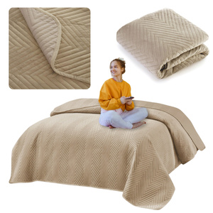 Bedspread 200 x 220 Embossed Velour Marieta 09