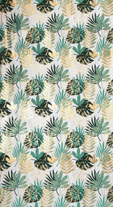 Curtain 140 x 250 Decorative Przel Malta Ziel+Zł