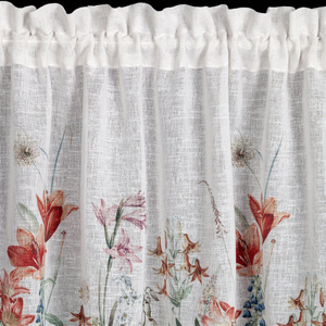 Firana 60 x 150 Dekoracyjna Gotowa NEMEZJA B+Fiol