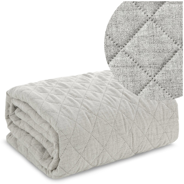 Narzuta 220 x 240 Pikowana Len1 Beżowy