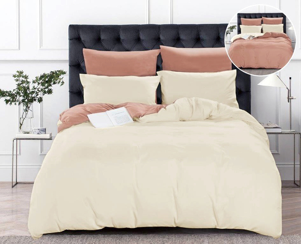 Pościel 160 x 200 3cz Satynowa Dwustronna Bruni 09