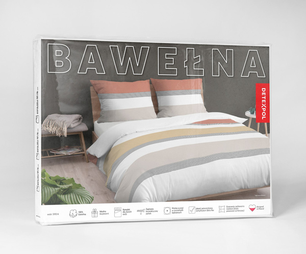 Pościel 220 x 200 3cz Vicenza Bawełna wz. 5110A