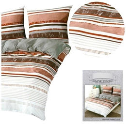 Bedding 160 x 200 3pc Satin Melita 286