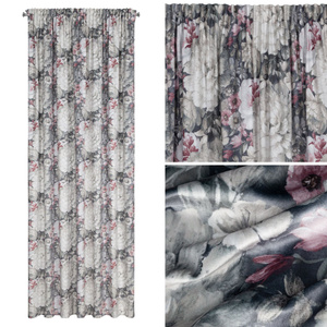 Curtain 140 x 270 Decorative Lucia Cream + C.Pink