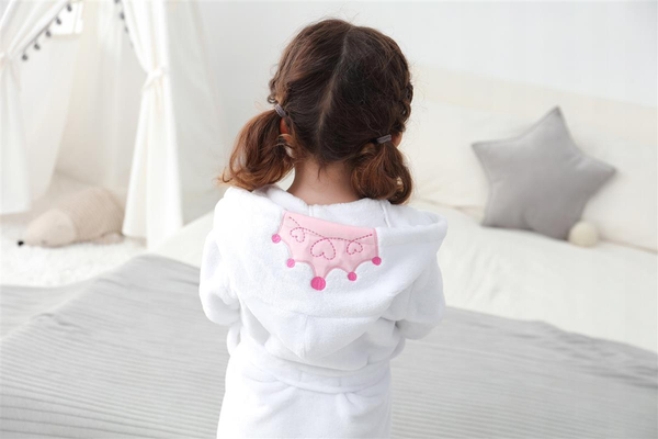 Children's Bathrobe with Hood S 110 Princess