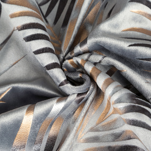 Zasłona 140 x 250 Dekoracyjna Welwet Gloria2 Stal