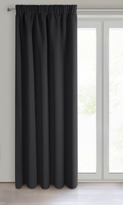 Curtain 135 x 270 Decorative Parisa Black