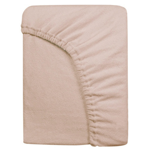Terry sheet with elastic 020_D Beige 160x200