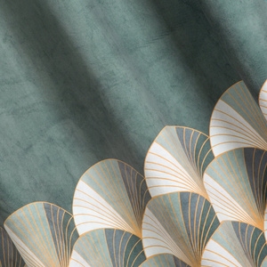 Zasłona 140 x 250 Design91 Welwet Gina Stalowy 