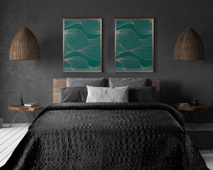 Narzuta 220 x 240 Dekoracyjna Velvet SALVIA7 CZAR