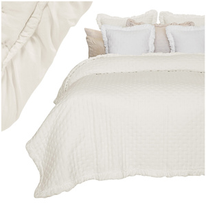 Narzuta 220 x 240 Pikowana Z Falbaną Celia 04