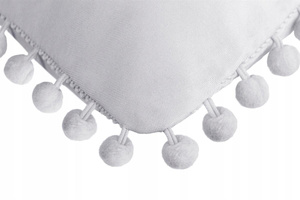 Poszewka 45 x 45 Dekoracyjna Fluffy Szary