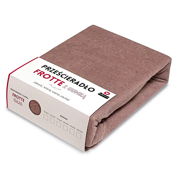 Prześcieradło 200 x 220 Frotte z Gumką Gaja 45