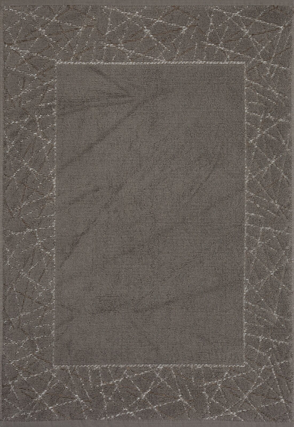 Bathroom Rug 50 x 70 Cotton Nika 06 Graphite