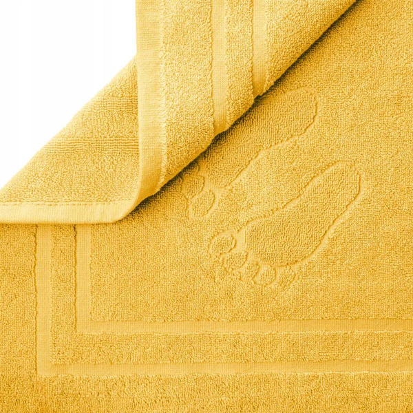 50 x 70 Bathroom Rug Cotton Mondo Mustard