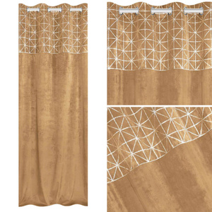 Curtain 140 x 250 Decorative Velvet Glossy Muslin