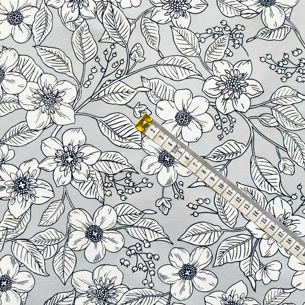 Tablecloth 140 cm Decorative by the Meter Lena 68