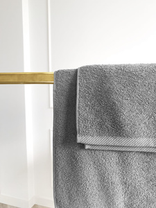 Towel 100 x 150 Cotton Bari 500g/m2 Grey