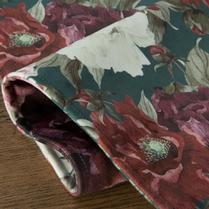 Bieżnik 35 x 180 Dekoracyjny Velvet2 Ziel+Bordo