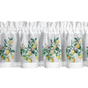 Firana 30 x 150 Dekoracyjna Gotowa CLOE B+Ziel