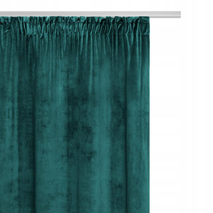 Curtain 140 x 270 Decorative Velvet Soft Turquoise