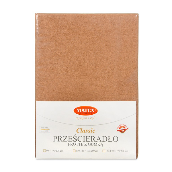 Prześcieradło 220 x 200 Frotte z Gumką CLASSIC L17