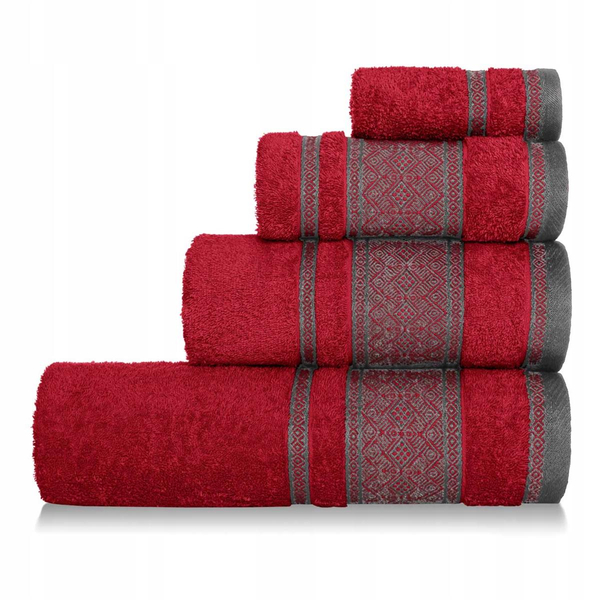 Kitchen Cloth 30 x 30 Cotton Panama Red