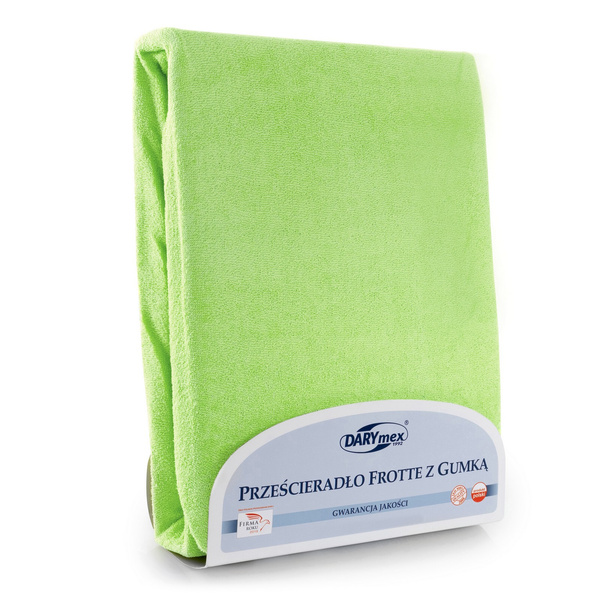 Prześcieradło Frotte z Gumką 051_D Zielony 200x220