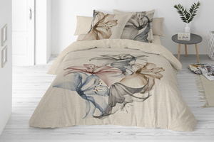 Bedding 220 x 200 3pc print. Linen LINEN MATEX 02