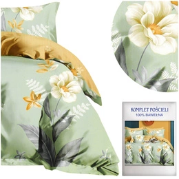 Bedding 160 x 200 3pc Satin Cotton No. A1749