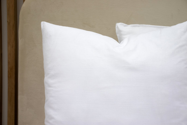 Cotton pillowcase 45 x 45 Uniform Ola White White