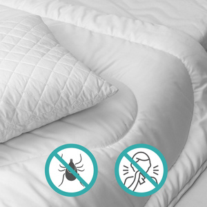 Pillow 50 x 70 Silicone Microfiber Quilted Perla