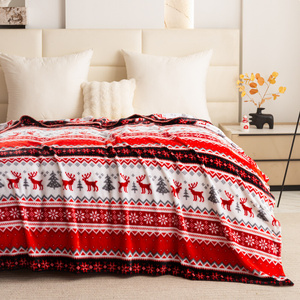 Koc 160 x 200 Mikrofibra Świąteczna Donato 10