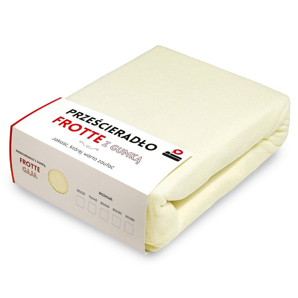 Prześcieradło 80 x 140 Frotte z Gumką Gaja 03