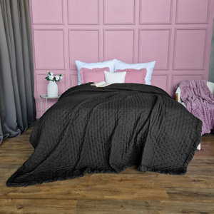 Narzuta 170 x 210 Pikowana Z Falbaną Celia 02