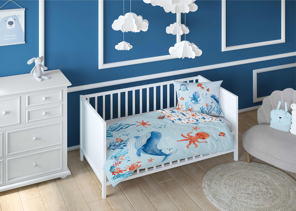 Pościel 100 x 135 Bawełna Dziecięca Maya Mo 5508A