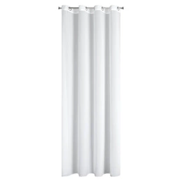 Firana 140 x 250 Dekoracyjna Przelotki DEBRA Biały