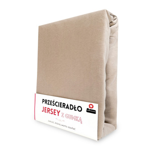 Prześcieradło 200 x 220 Jersey z Gumką Gaja 30