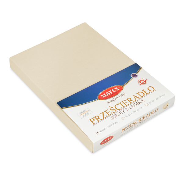 Prześcieradło 190 x 200 z Gumką Matex JERSEY 04