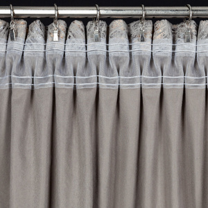 Curtain 135 x 270 Decorative Velvet Tulia Steel